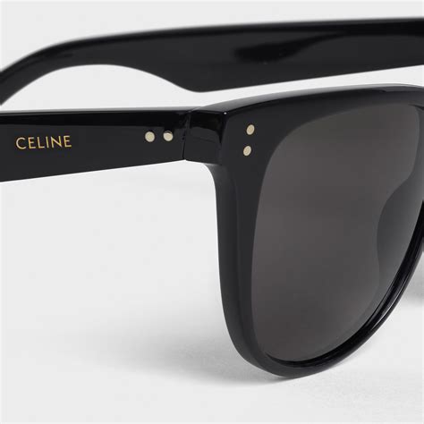 celine black acetate sunglasses